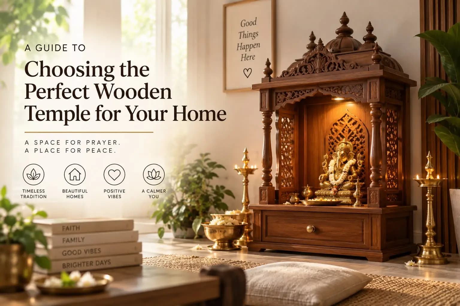 How to Choose the Perfect Wooden Temple for Your Home